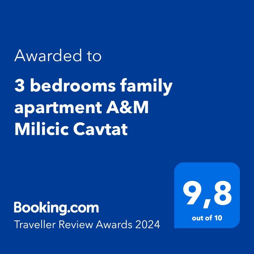 A&M Cavtat Family Apartment - 3 Bedrooms And Free Parking Dış mekan fotoğraf